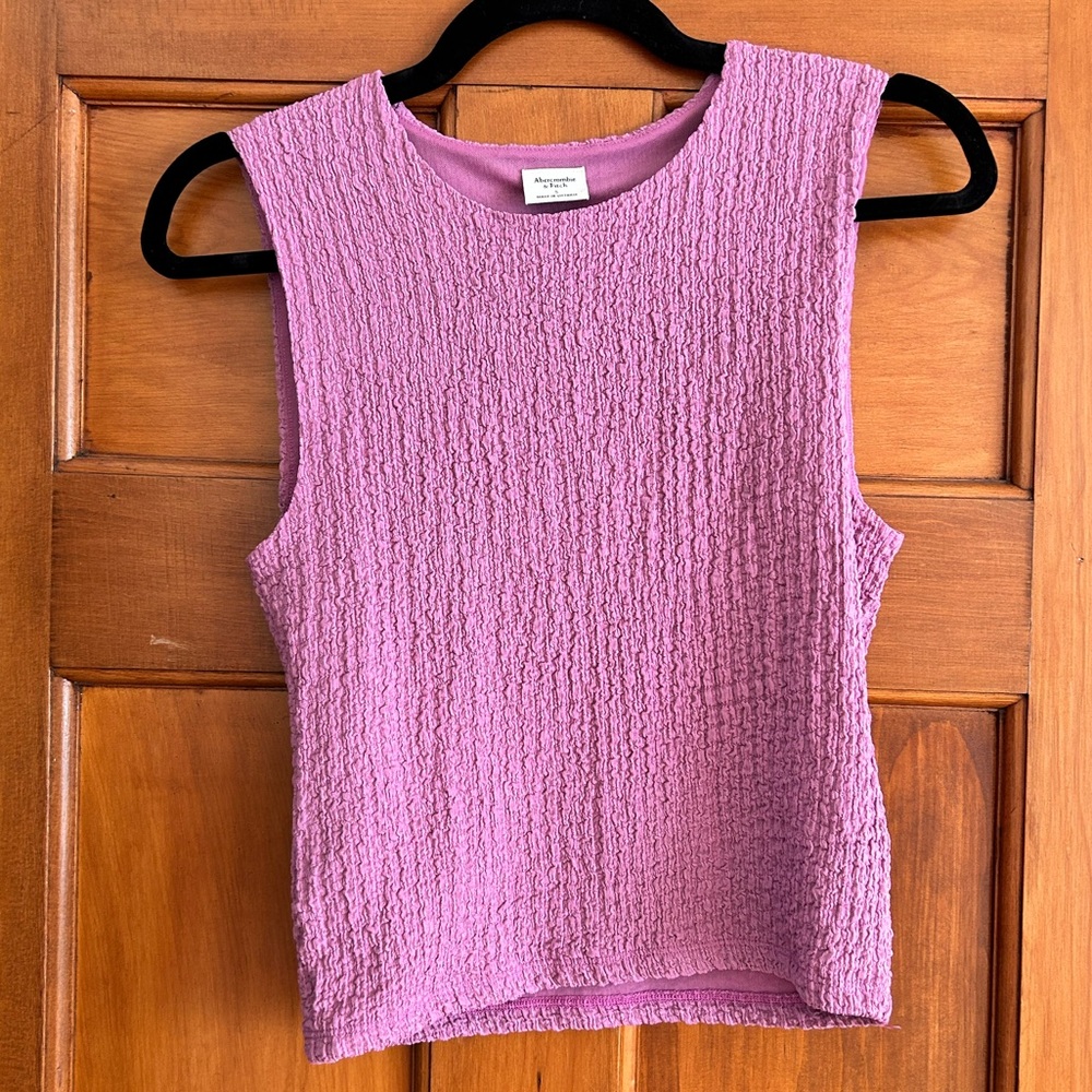 Purple Sleeveless Shell